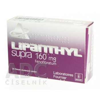 Ліпантил (Lipanthyl) Supra 160 таблетки 160 мг (30 шт)